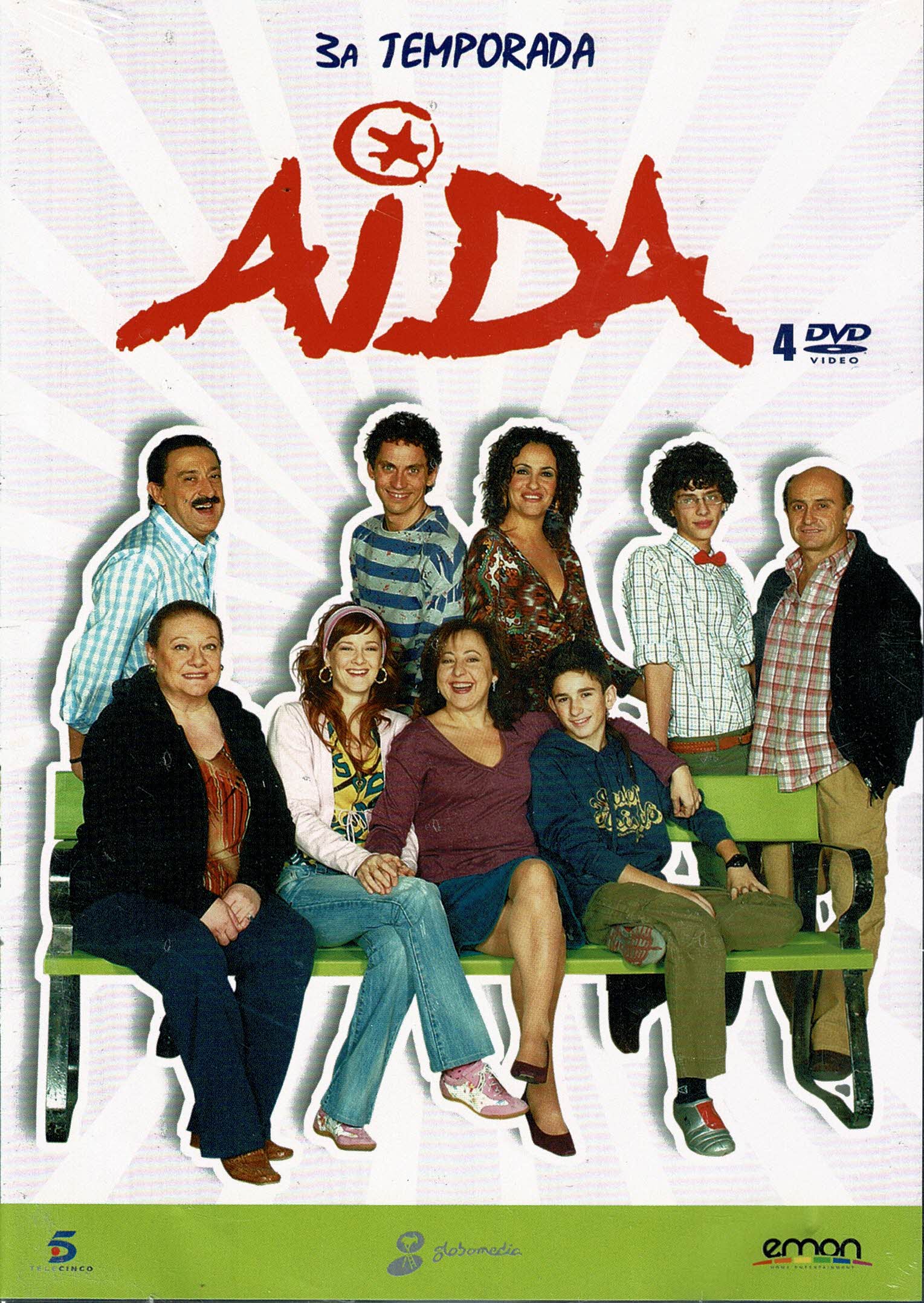 Aida 3ª temporada 4 dvd