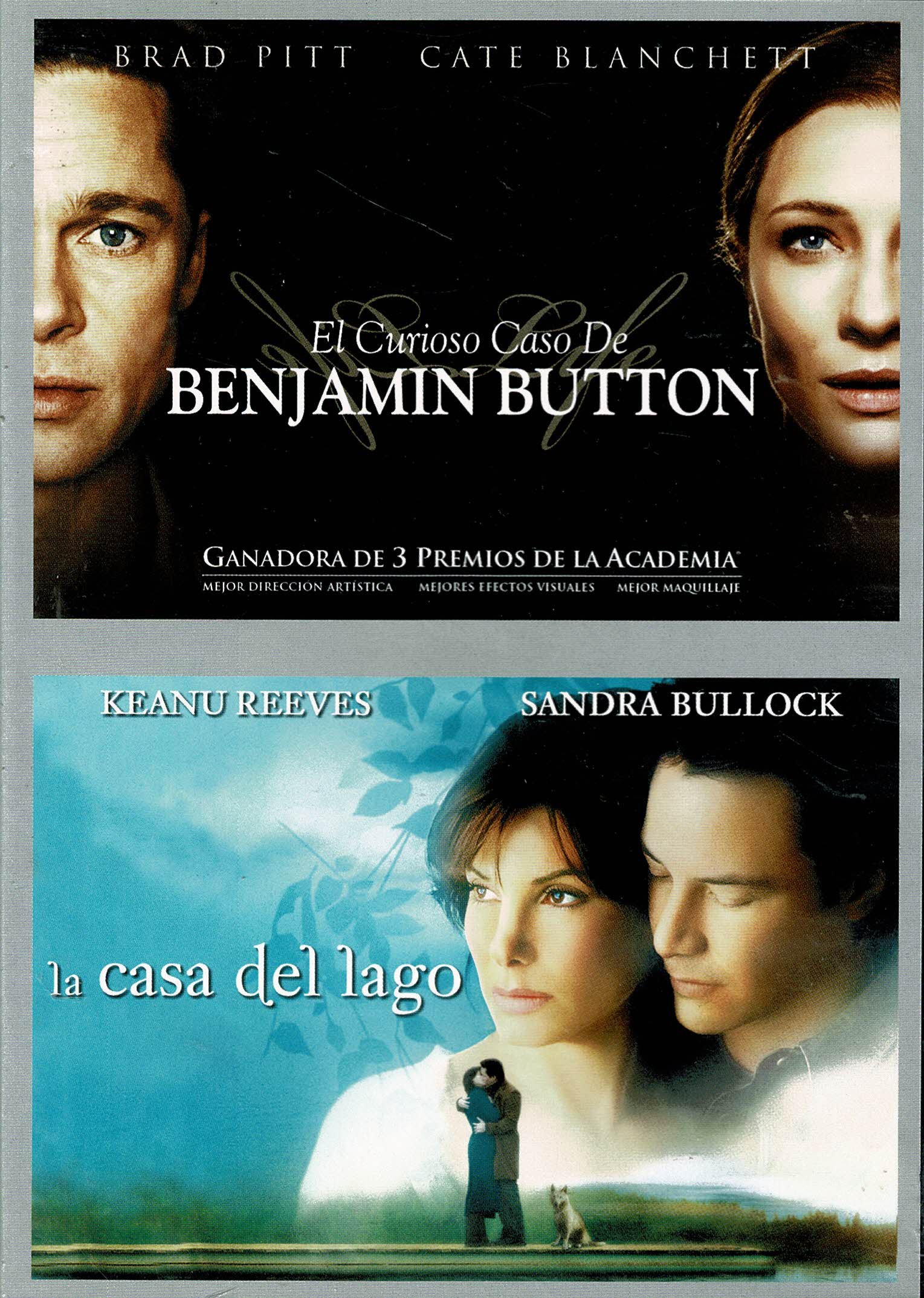 El Curioso Caso De Benjamin Button,  Y  La Casa Del Lago  2 dvd