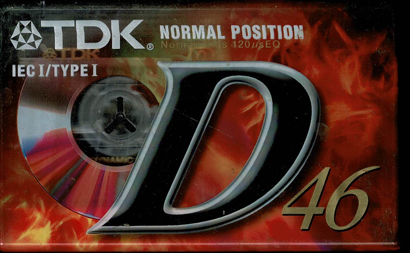 TDK D46 - Cinta Cassette de 46 minutos, Tipo I