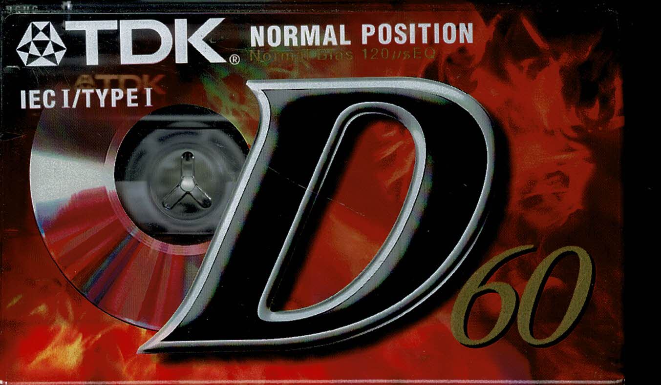 TDK D 60 - Cinta Cassette de 60 minutos, Position Normal