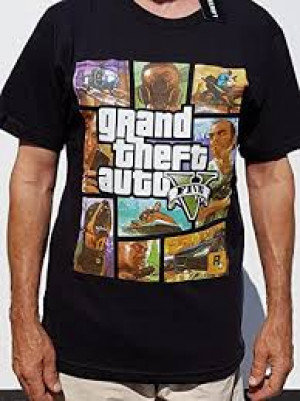 Camisetas Grand Theft Auto talla XL  V Fire