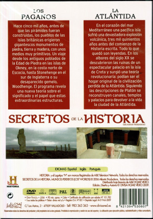 Secretos de la Historia  (Mundos Perdidos)  6 DVD