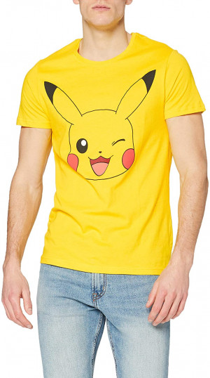 Camisetas  Pokemon Pikachu Talla  L -Bioworld