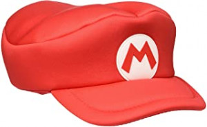 Gorra  Nintendo Super Bros. Kids Mario Logo Curved Hat, Boina, Rojo Talla única Unisex Adulto Bioworld