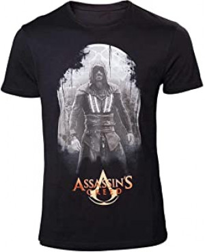 Camisetas Assassins Creed Movie Aguilar On Black  Talla S-Bioworld