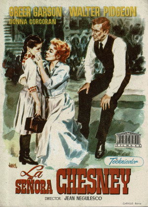 Cartel de Mano La Señora Chesney (1953)