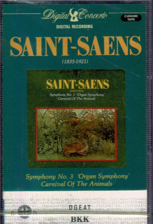SAINT-SAENS (1835-1921) Symplony nº 3 'Organ Symphony  , Carnival Of The Animals . (cassette)