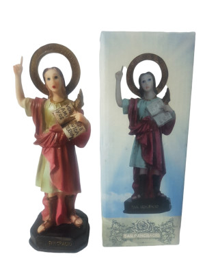 Estatua de San Pancracio, Santo de la Suerte, 20 cm