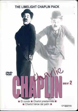 Charlie Chaplin ,3 x 1  Charlot el Conde ,Charlot Prestamista, Charlot Héroe del Patin .