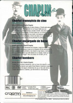 Charlie Chaplin ,3 x 1  Charlot Tramoyista de Cine ,Charlot Encargado de Bazar , Charlot Bombero .