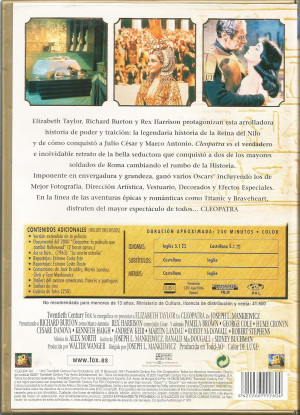 Cleopatra (Edición de lujo) 3 DVD  (1963)