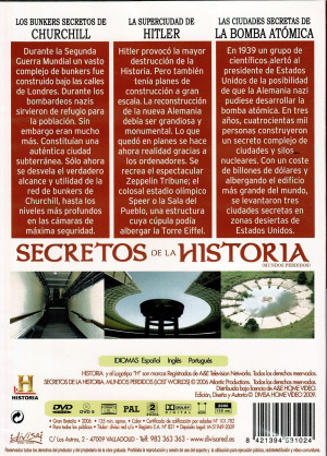 Secretos de la Historia  (Mundos Perdidos)  6 DVD