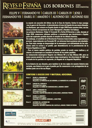 Reyes de España : Borbones     (2009)  5 DVD