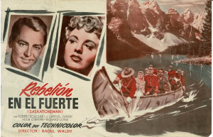 Cartel de Mano ,Rebelión en el fuerte  (1954)