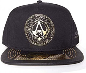 Gorra Assassin's Creed  Gold Crest Adjustable Black Bioworld (Producto Oficial)
