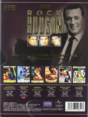 Pack Rock Hudson    6 DVD - ¿Alguien a Visto a mi Chica  1952 - Angeles Sin Brillo 1957 v.o.s - Obsesión 1954 -  Orgullo de Raza 1955 - Solo el Cielo lo Sabe  1955 - El Último Atardecer 1961 -