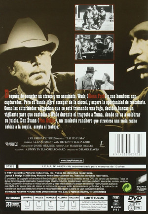 Pack Glenn Ford  5 dvd --Cowboy (1958)- El Tren de las 3:10 (1957)- La Dama en Questión (1940)- Jubal (1956) - Los Sobordados (1953).