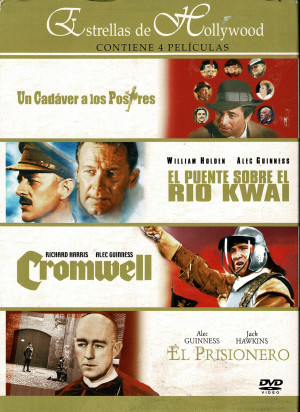 Un Cadáver A Los Postres (1976)/ El Puente Sobre El Río Kwai (1957)/ Cromwell (1970)/ El Prisionero (1955)