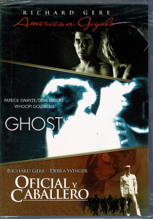 Pack Richard Gere , American Gigolo (1980) + Ghost (1990)  (+ Oficial y Caballero  (1982)  3 DVD