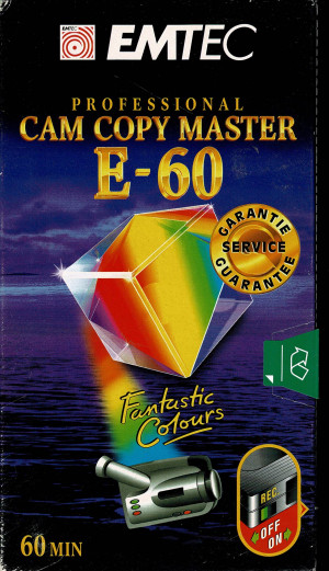 EMTEC VHS Profecional Cam Copy Master E-60