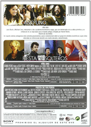 Pack doble comedia: Año uno  (2009)  + Fiesta de solteros (2008)  2 DVD