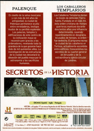 Secretos de la Historia  (Mundos Perdidos)  6 DVD